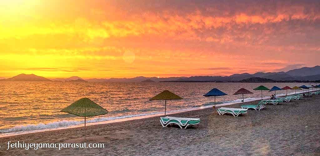 Fethiye de Gezilecek Yerler Çalış plajı