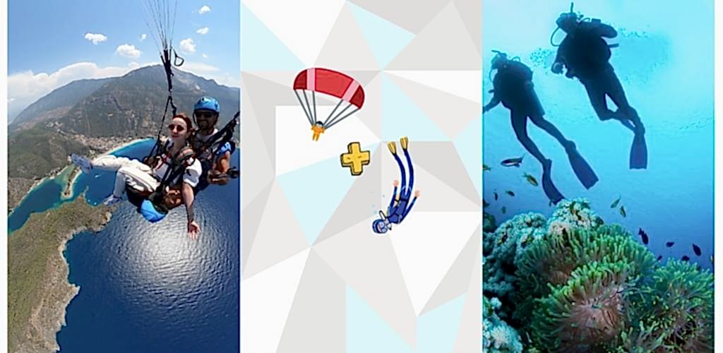 fethiye paraşüt ve fethiye dalış